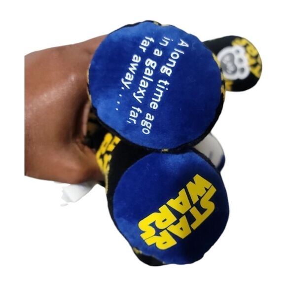 Build a Bear Black and Yellow Star Wars Logo stuffed Teddy Bear Size One Size - Picture 3 of 4
